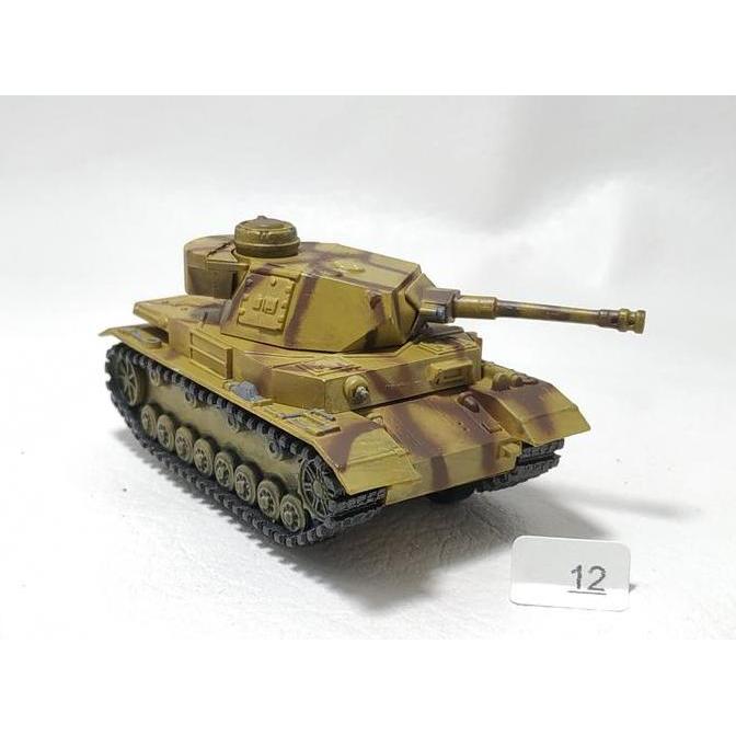 KAIYODO CAPSULE Q PANZER IV GERMAN TANK BROWN CAMOUFLAGE PULLBACK UNIT ONLY CADATOYS