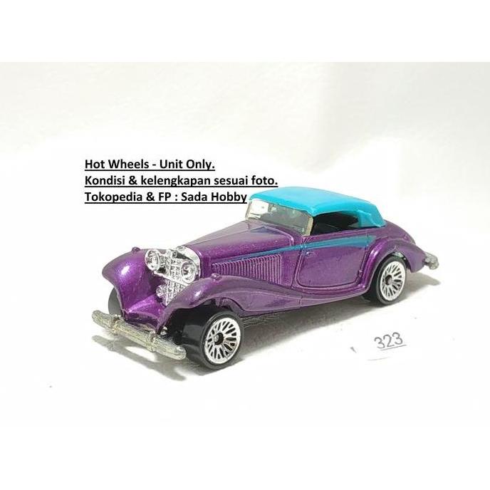 HOT WHEELS HOTWHEELS MERCEDES BENZ 540K CLASSIC CAR UNGU UNIT ONLY CADATOYS