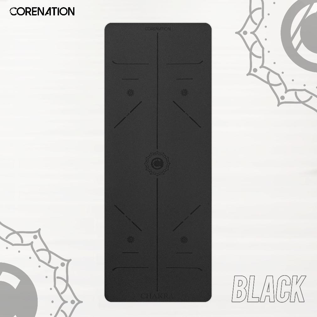 KUALITAS SUPER CORENATION CHAKRA YOGA MAT 4.5MM | WORKOUT MAT ANTI SLIP | MATRAS YOGA / MATRAS OLAHR