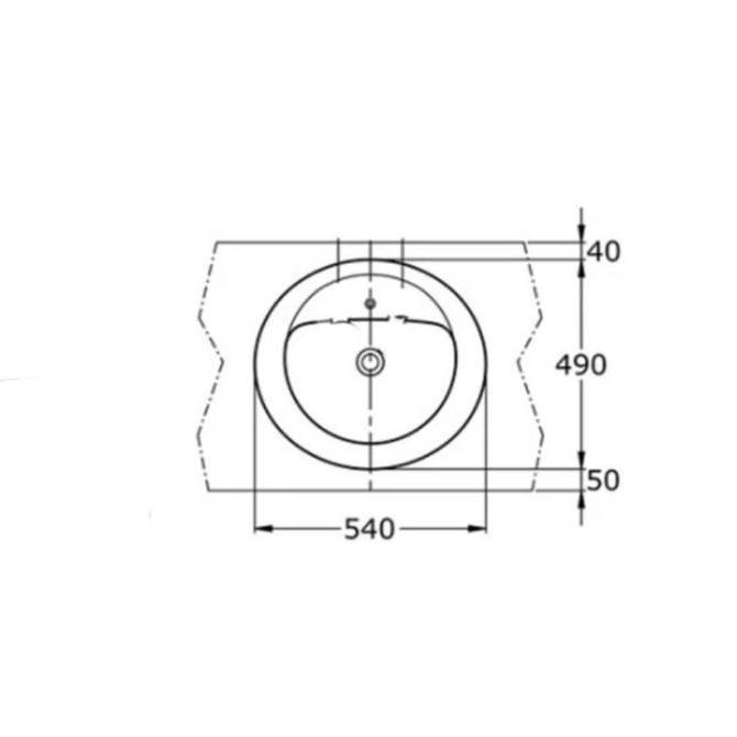 BODY WASTAFEL TOTO L521V3 BULAT/WASTAFEL TANAM MEJA TOTO L 521 V3 ORI