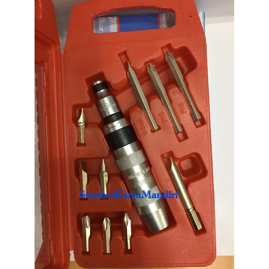 Obeng Ketok Set 10pcs Tenka / Impact Screw Driver Set 10Pcs Tenka