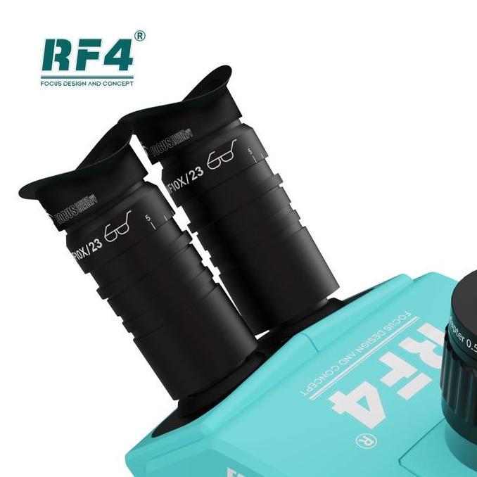 Microscope trinokular RF4 RF-6565PRO-FO19 Plus Lampu Original
