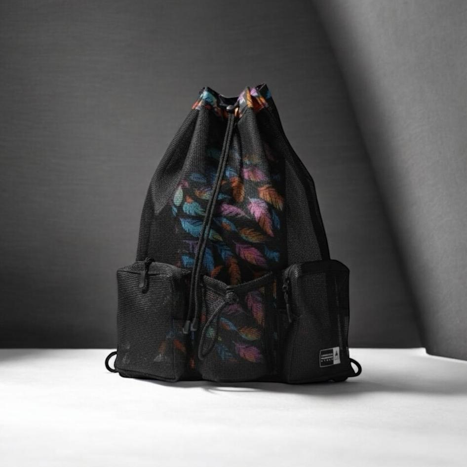 Tas Renang Jaring Printing /Tas Renang Free Custom Nama