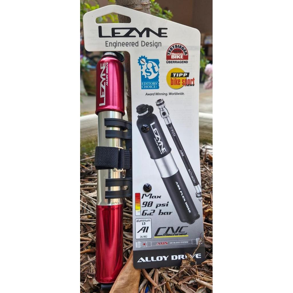 Lezyne Hand pump Alloy drive red
