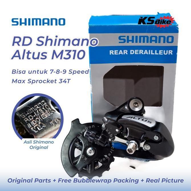 RD Sepeda Shimano Altus M310 7 8 9 Speed Shimano Rear Derailleur Sepeda Gunung MTB Lipat Velo Federa