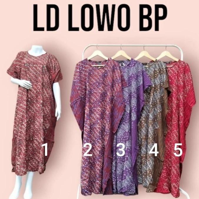 [] LONGDRESS Panjang model KALONG LOWO KAFTAN 8L BATIK PEKALONGAN RISNA LD 170 BIG SUPER JUMBO TEBAL