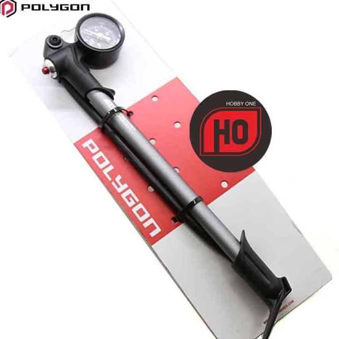 POLYGON PS-02 Mini Pump 300 PSI - Pompa Fork Shock Sepeda