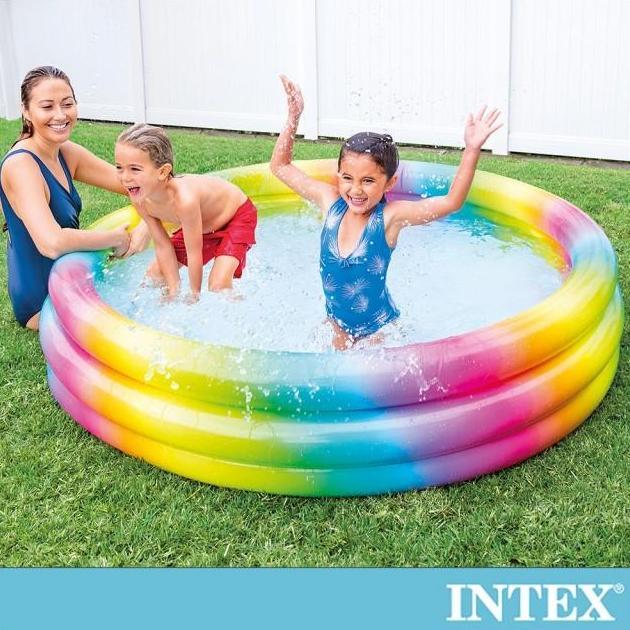 Kolam Renang Anak Jumbo wild Geometry pool 168 Intex 58449 Jumbo