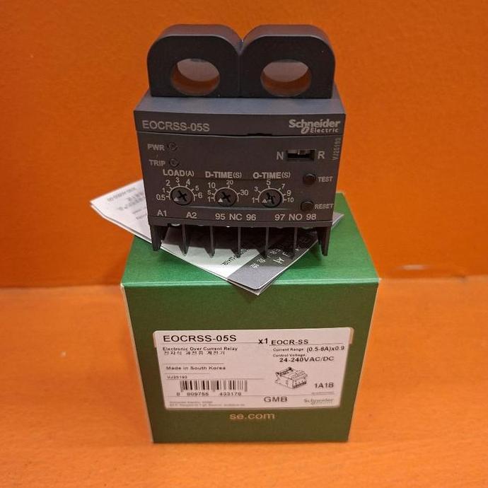 cv.lawususanto / EOCR EOCRSS-05S 0.5-6A Coil 24-240VAC/DC Schneider Original Diskon