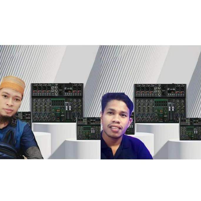 jresome.idde  - AIBEDO AK 4 /6/8 Saluran Mixer Audio Profesional Dapat dihubungkan ke catu daya mobi