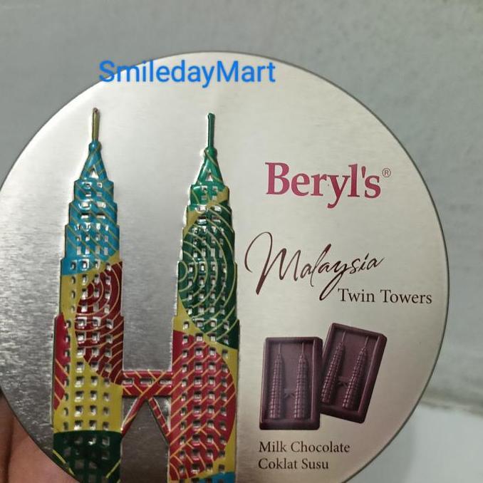 Coklat Beryl'S Twin Tower 64 Gram Import Malaysia Halal