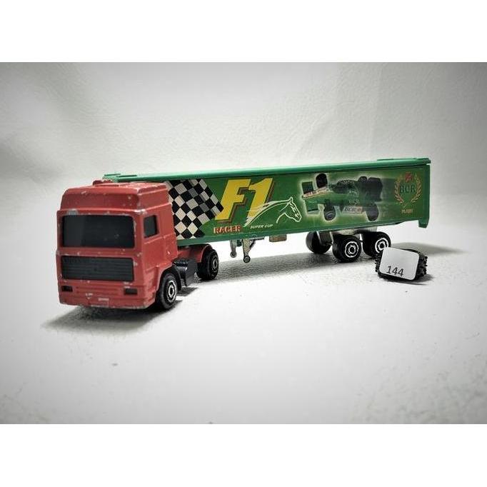 VINTAGE MAJORETTE 1/100 VOLVO TRAILER TRUCK F1 TRANSPORTER UNIT ONLY CADATOYS