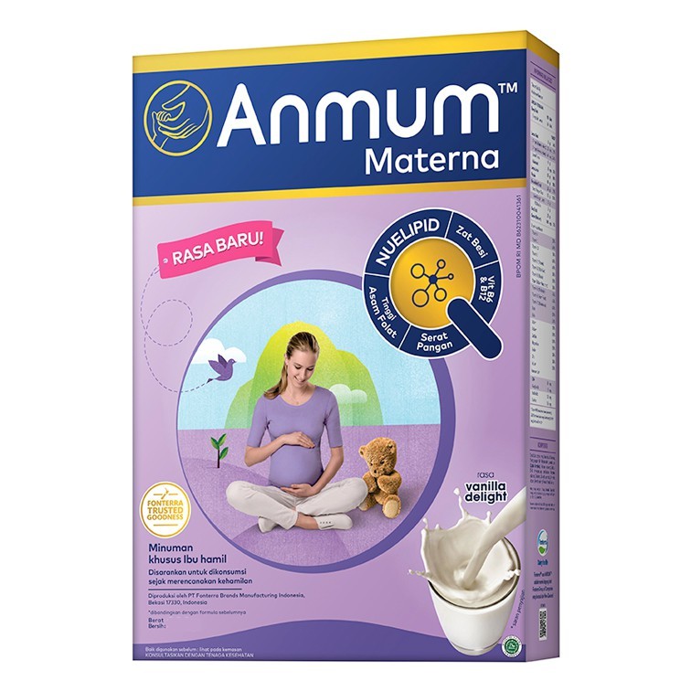 Anmum Materna Susu Nutrisi Ibu Hamil Vanilla Delight 400g