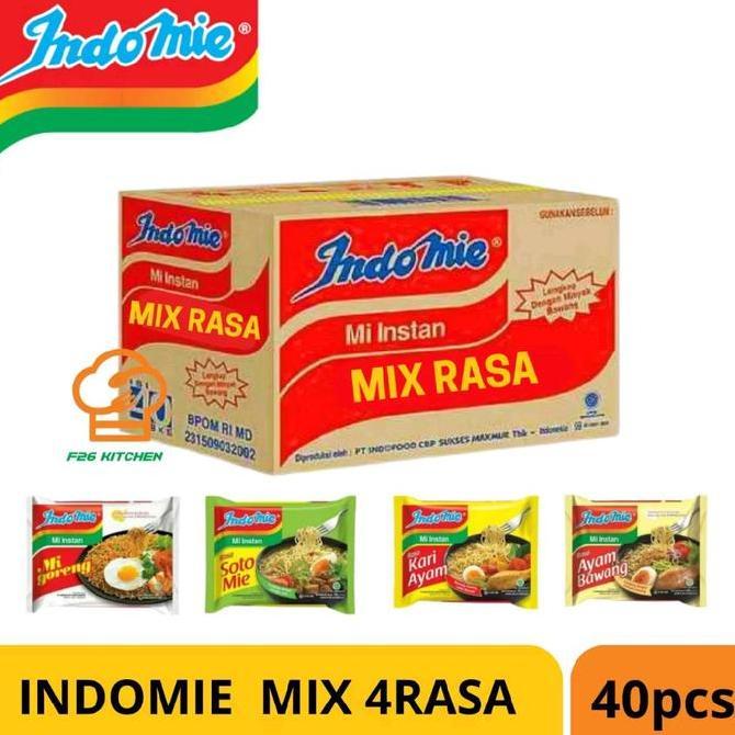 Nui- Indomie 1Dus Mix 40 Pcs Noodles