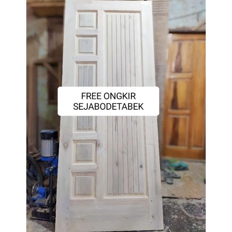 NEW Kusen Dan Pintu Kayu Meranti Dengan Lubang Angin [terbaik][terlaris]