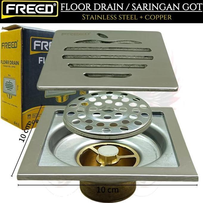 Saringan Floor Drain APPLE/ Floor Drain Freed  Apple Stainless / Saringan Got Anti Bau / Saringan Ka
