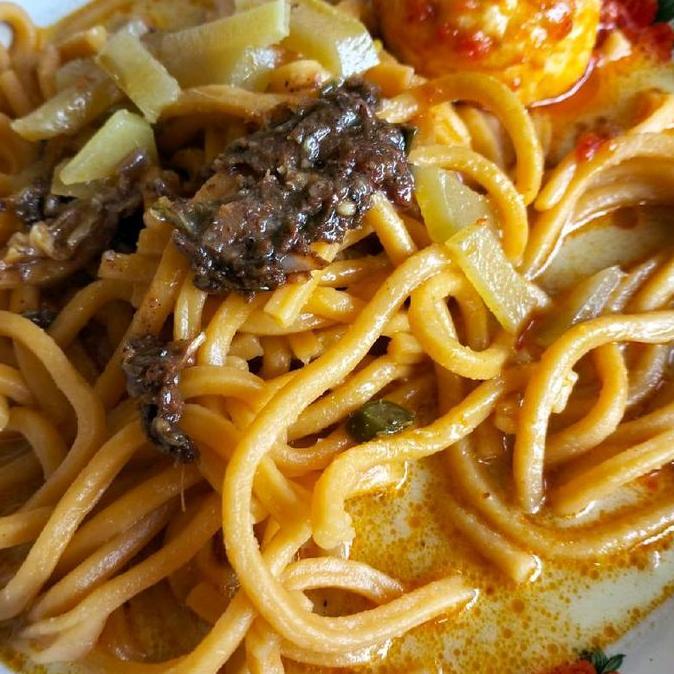 Nui- Mie Lidi/Mie Medan/Mie Gomak /Mie Direbus Gl Cap Harimau 1Kg