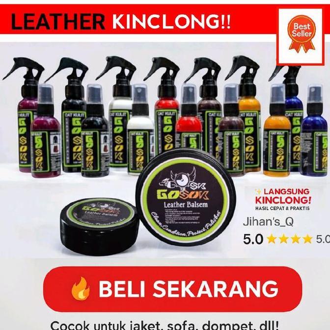 Giy- Cat Kulit Sepatu Repaint Cat Jaket Kulit Tas Canvas Gosok Leather Paint Acrylic Rubber Cat Mids