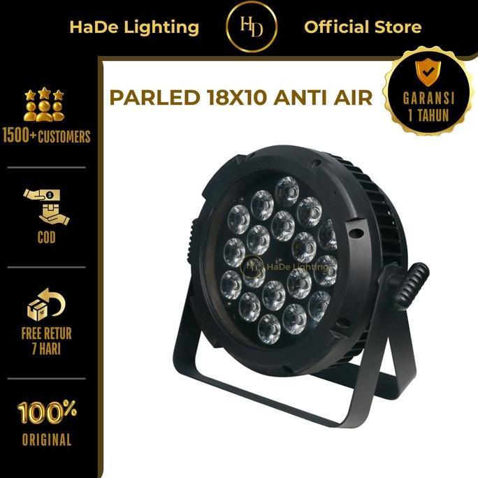 Parled 18X10 Watt Outdoor Waterproof - Lampu Par Led 18X10 Watt Anti Air Fullcolor