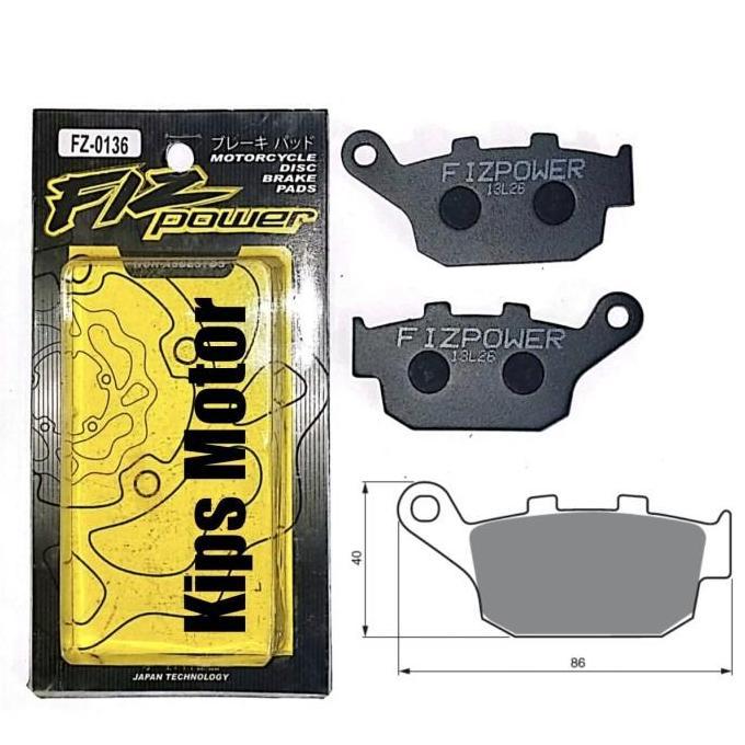 KAMPAS REM BELAKANG HONDA CB500X CB 500 X F CB500 CB500F FIZ POWER FZ 0136 KALIPER NISSIN READY