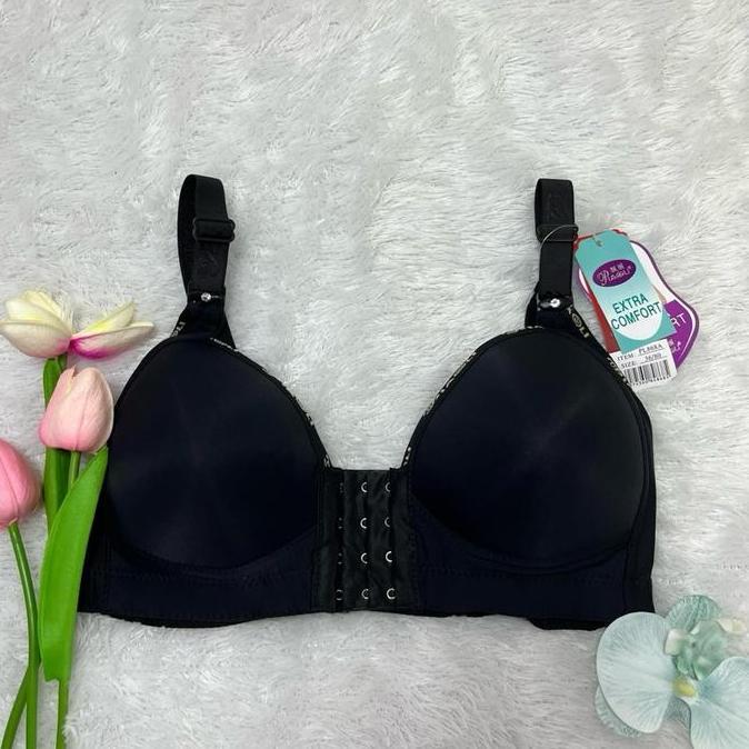 Miez- Isi 3 Pcs Bra Piaoli Kancing Depan Kode Pl868A Kait 4 Per Pcs Bh Busa