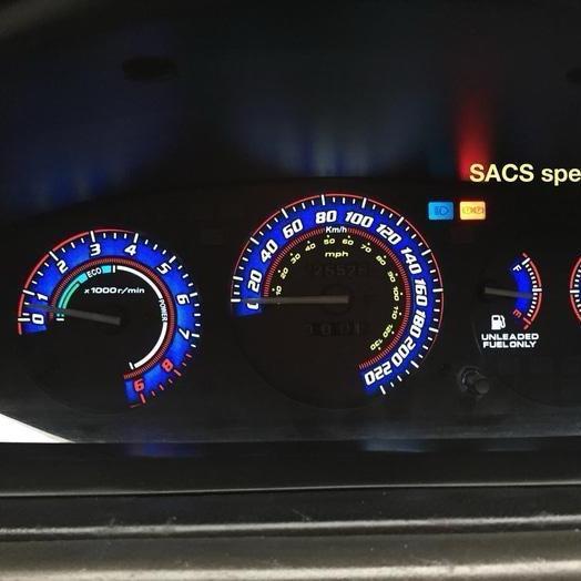 Panel Speedometer Custom Real Indiglo Hybrid Honda Civic Genio Original Dan Terpercaya