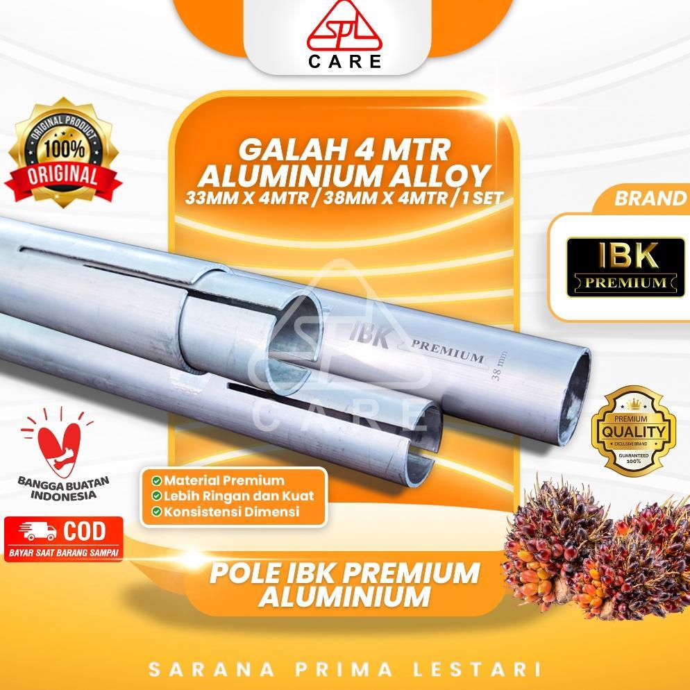 NEW [ORIGINAL] PIPA EGREK SAWIT IBK GALAH PIPA ALUMINIUM IBK PREMIUM POLE UKURAN 32 mm, 38 mm, 4+4 M