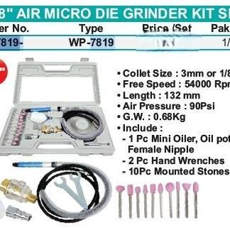 Wipro Air micro grinder kit gerinda botol tuner set bor mini angin