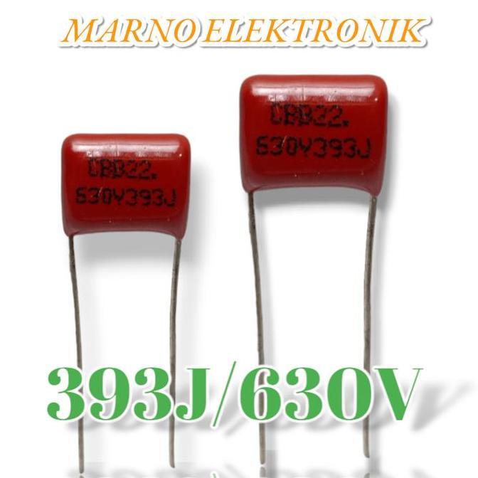 CAPASITOR MILAR 3N9 3,9N 39N 630V 393J 630KV 3NAN09 3 NANO 9 MILAR A2162