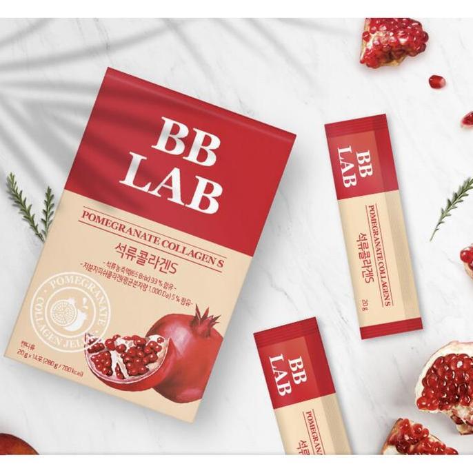 Bb Lab Pomegranate Collagen Jelly S - 1 Box 14 Sticks