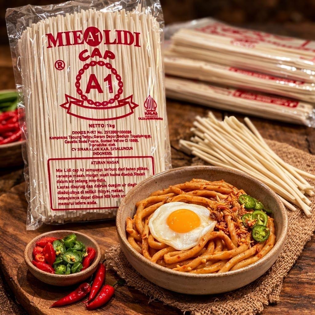 Termurah Mie Lidi / Milidi / Mie Gomak A1 1 Kg