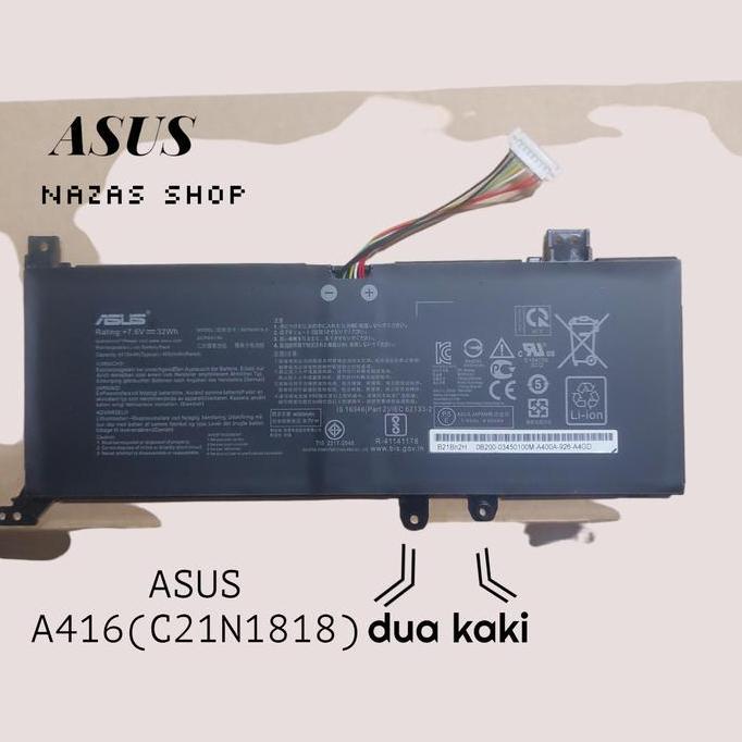 Batre Baterai Original Laptop Asus Vivobook A416 A416J A416M A416Ma