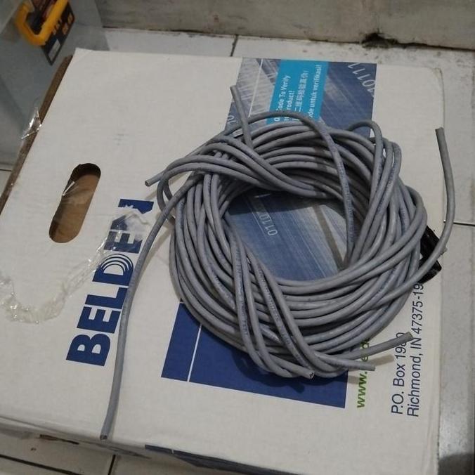 Ready  Kabel Belden Kabel LAN 1m CAT 6 RJ45 Internet Jaringan Cat6 UTP 1 Meter Sisa Project Proyek