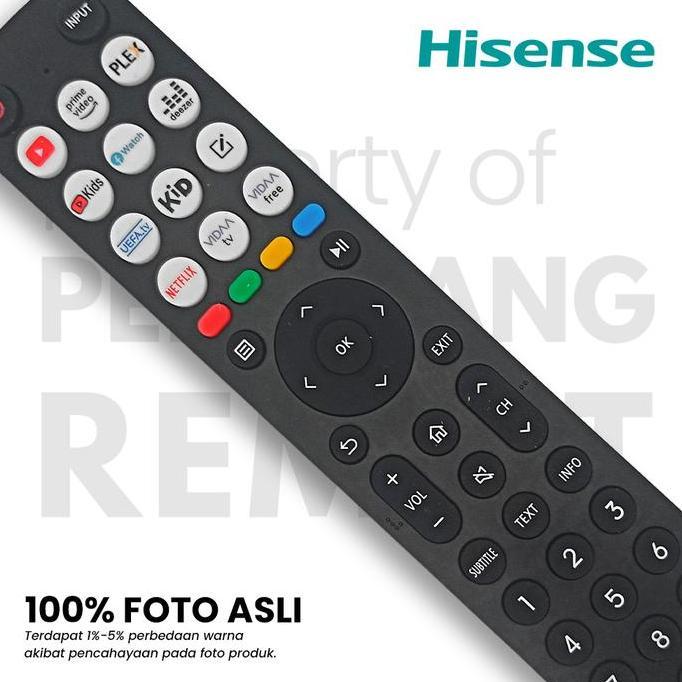 Ready Remot Remote TV Hisense LCD LED Smart TV Android TV UHD 4K EN2G36H 43E6K 50E6K 55E6K