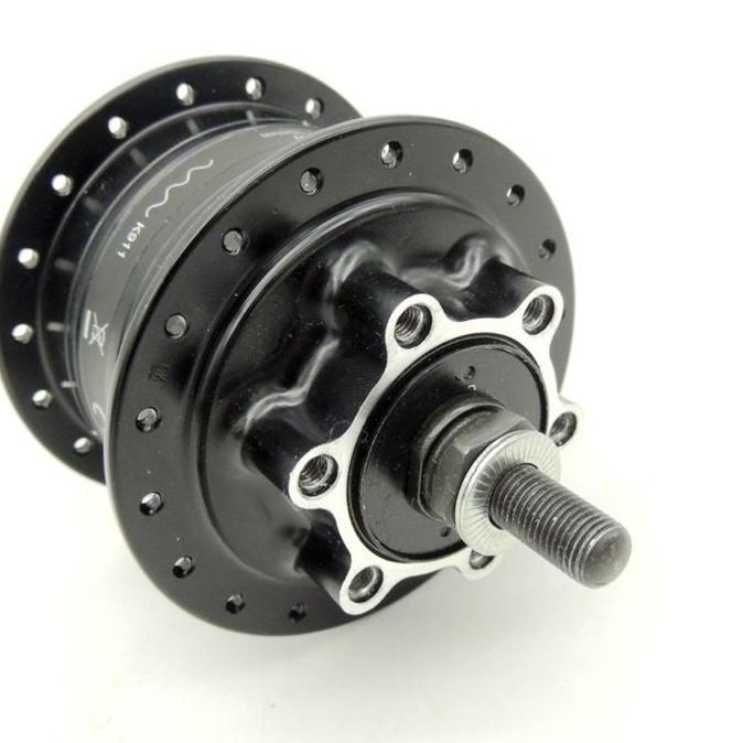 Hub Dinamo Sepeda ShimanoDH3D32 Black 32h 6V3W Disc Brake QR murah