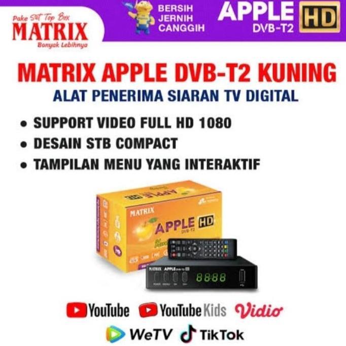 Set Top Box Digital MATRIX Full HD STB Penerima Siaran TV Digital SNI