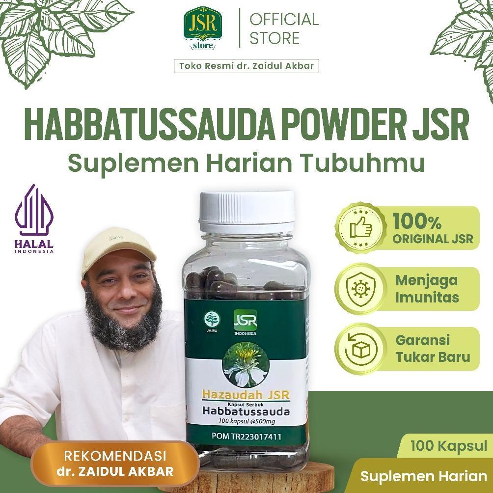 Habbatussauda Powder JSR Rekomendasi dr Zaidul Akbar - 100 Kapsul