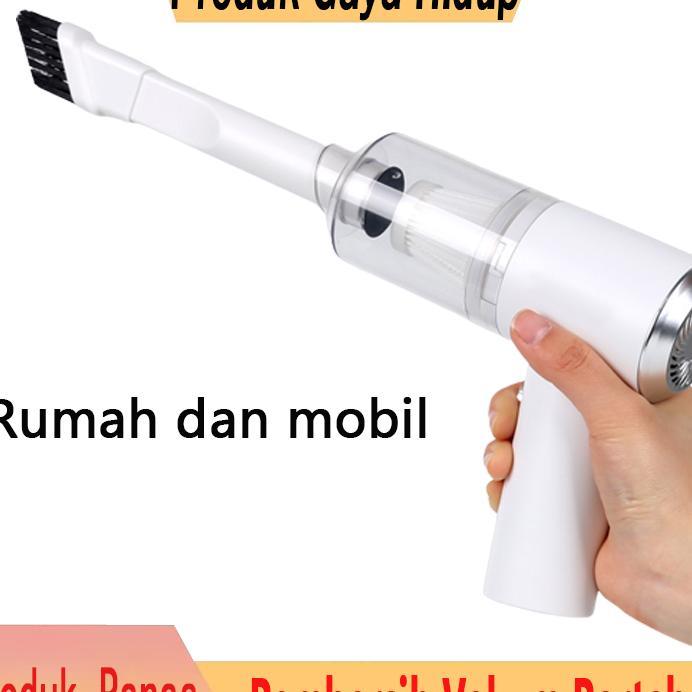 Vacum Cleaner Mobil Portable Mini Penyedot Debu Vacum Cleaner Kasur Tanpa Kabel