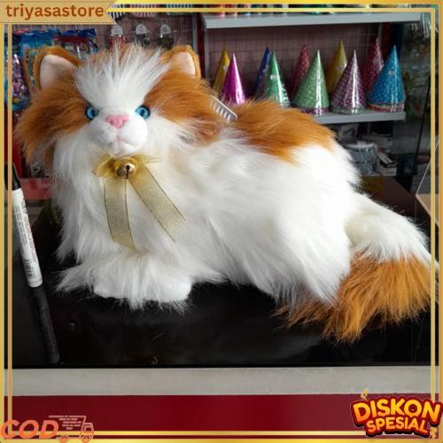 Boneka Kucing Persia Anggora Free Sisir Diskon Spesial