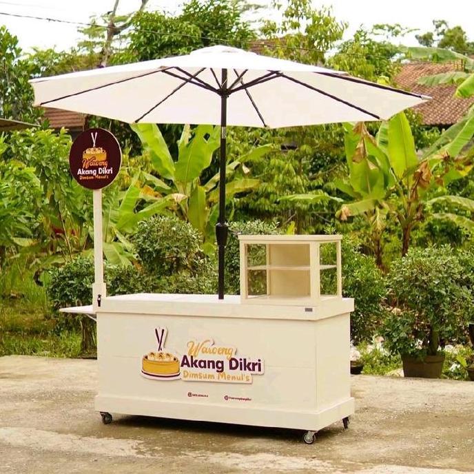 Terlaris Booth Portable / Gerobak Model Koper / Gerobak Dimsum