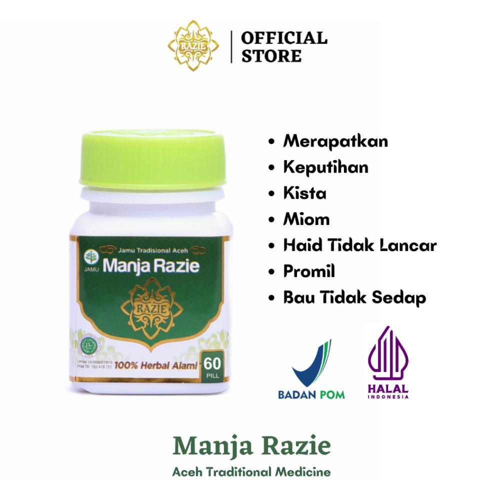 MANJA RAZIE ORIGINAL 30 & 60 Butir | Manjakani | Obat Keputihan | Perawatan Miss V | Perapat Miss V