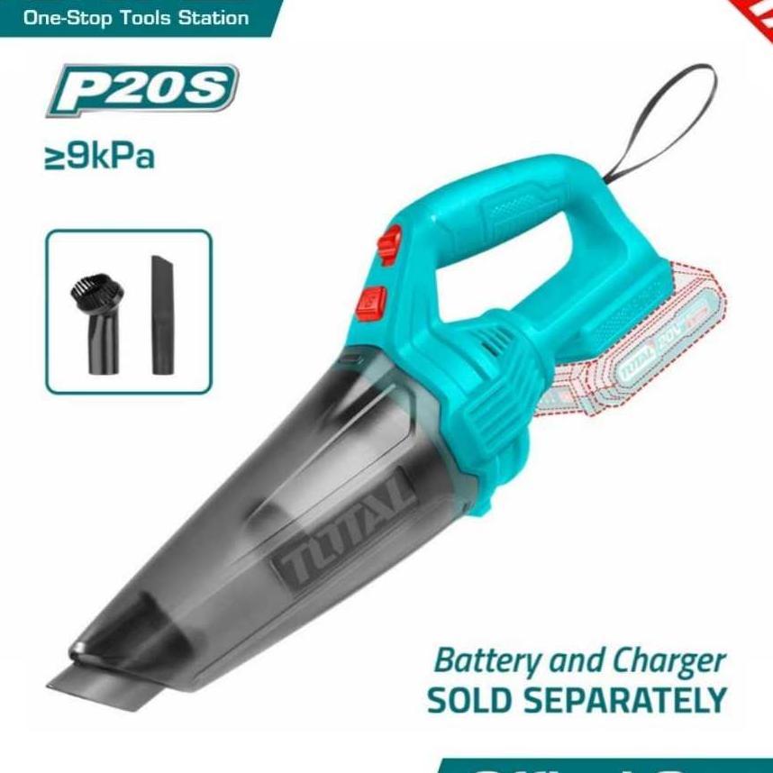 Total (Unit 0Nly) Vacuum Cleaner Tvli201261 Lithium-Ion Vacuum Cleaner Tanpa Baterai