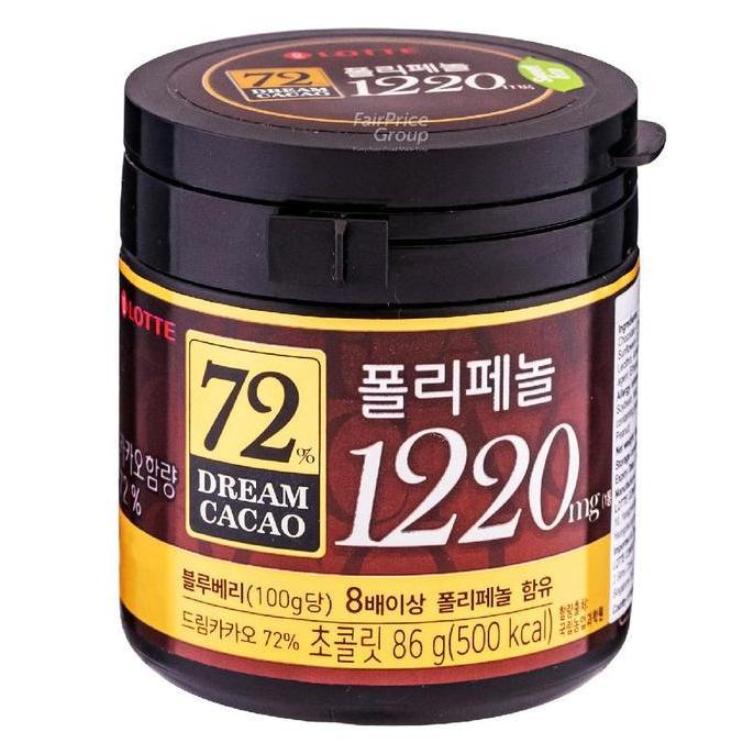 Lotte Dream Cacao 72% Korea (86 Gram)