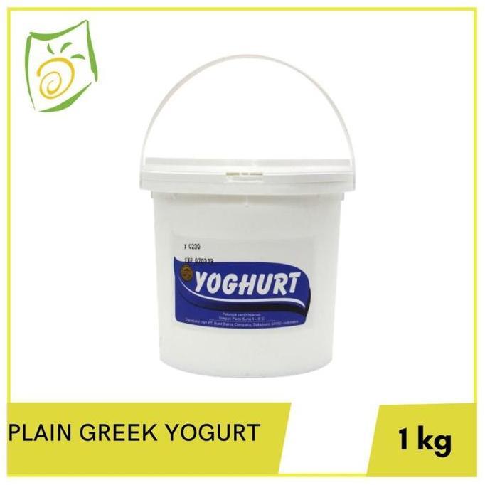 Baros Plain Yogurt Plain 1 Kg Yogurt Plain Natural Tanpa Gula