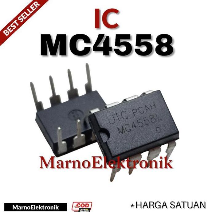 IC MC4558 MC 4558 MC-4558 ASLI ORIGINAL ORI A2162