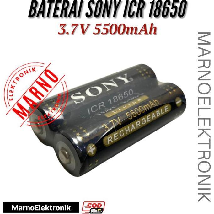 BATERAI CHARGER ICR 18650 LI-ION 3.7V 5500MAH SONY ASLI ORIGINAL ORI A2162
