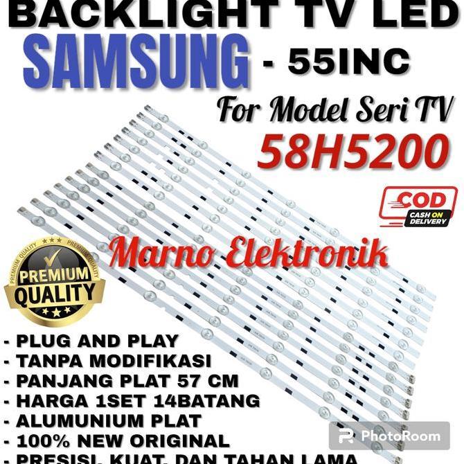 BACKLIGHT TV LED SAMSUNG 55 INC INCH 58H5200 58-H5200 LAMPU LED BL A2162