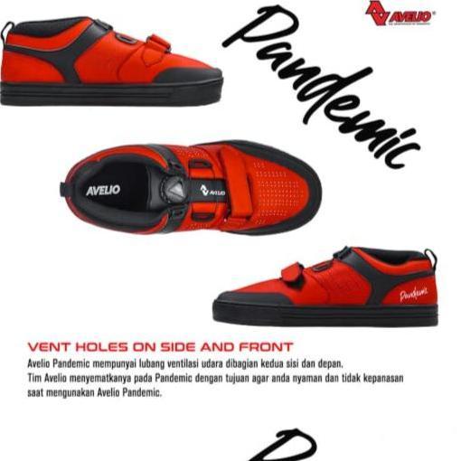 sepatu sepeda avelio pandemic am MTB XC shoes bike non cleat flat