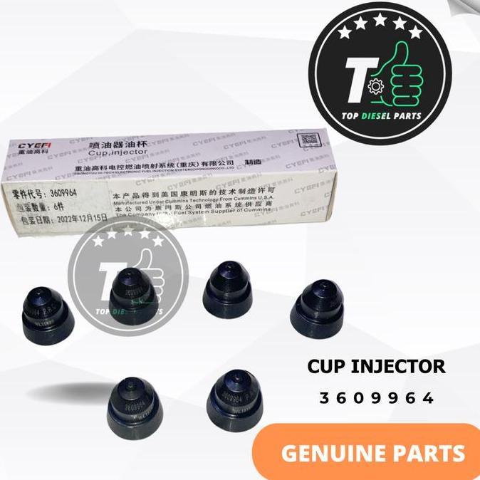Cup Injector 3609964 Original merek CCQFSC CCEC Genuine KTA19 KTA 38