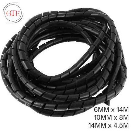 Spiral Kabel Listrik Spiral Pembungkus Pelindung Kabel Listrik/Selang Pelindung Kabel Listrik Warna 